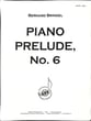 Piano Prelude #6 piano sheet music cover